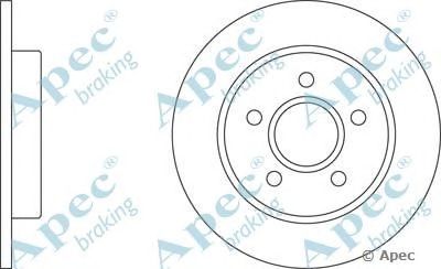 APEC BRAKING dsk2231 -  Тормозной диск